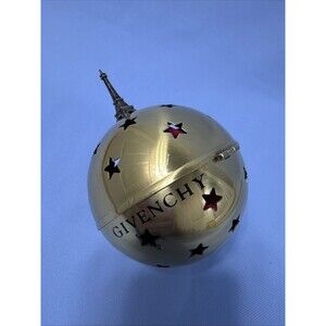 2000 GIVENCHY PARIS EIFFEL TOWER Christmas Ornament POTPOURRI Pot 4.5"Hx3.5"A